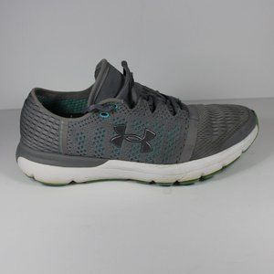 Under Armour Women's Speedform Gemini 3 Gray & Green Mesh Running Shoes US 9